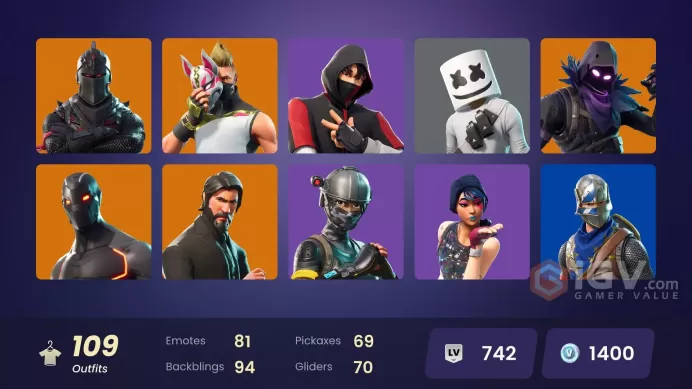 Skins Ikonik Black Night Specialist Sparkle The Reaper