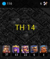 DS market, townhall 14, XP level 11, donate id, supercell id..