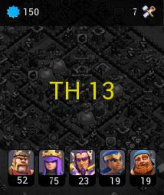 Town hall 13 almost max - high hero level - free name change