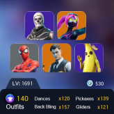 139 SKINS HOT PRICE WARPAINT PRODIGY POLAR PEELY
