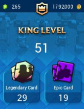 Royal level 50/ KT 15 - [ LIFETIME WARRANTY ] - [ 30% off ] - [ 46 cards level&nbsp; 14 and 7 cards level 13] - [ 109/109]