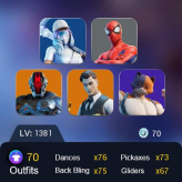 [PC/PSN/NINTENDO] FA 70 SKINS | LEVIATHAN AXE , SURF WITCH , BLUE TEAM LEADER , BLUE STRIKER , STAR WAND , HARLEY HITTER , DRIVER , GUMBO 