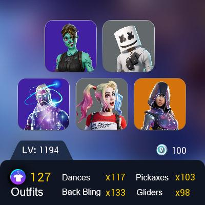 Fortnite Account with renegade raider