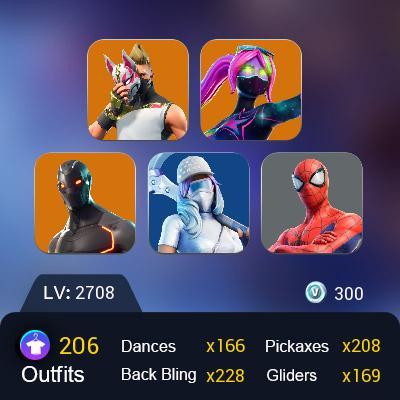 Midas Spider PSN,XBOX,PC - 206 SKINS + MARCUS FENIX + STW OLD + MIDAS (GOLDEN AGENT ...