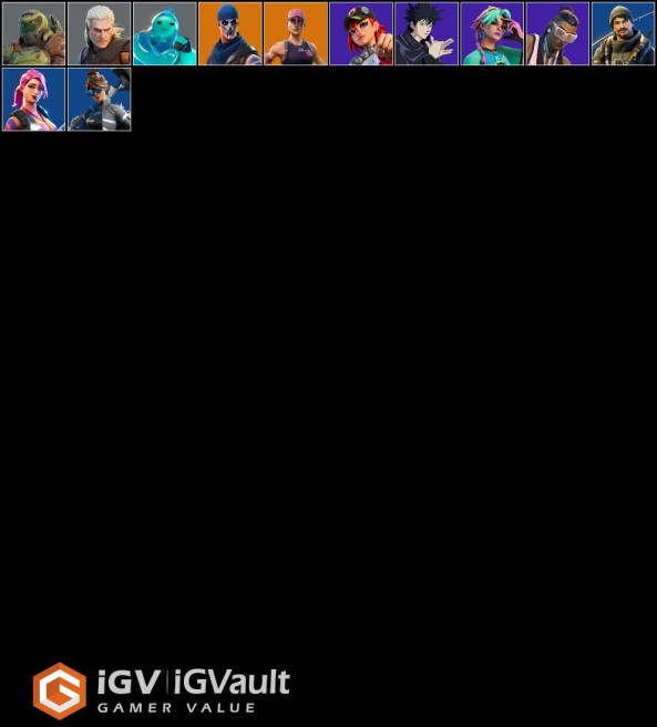PC 12 SKINS OG STW Deluxe Edition 61PL+Doom Slayer+Geralt+Megumi Fushiguro