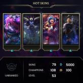 EUW LOL Smurf Account Instant Delivery not full access