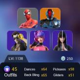 99 skins - STW OG - S5 Full - Verve - Fortnite - Contas Fortnite