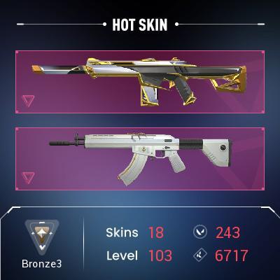 [AP] Vietnam | Rank: Bronze 3 | Skins: 18 [TOTAL 3550VP] | Neptune Vandal (3LVL), Prime//2.0 Phantom (4LVL), Bound | FULL ACCESS + MAIL CHANGE