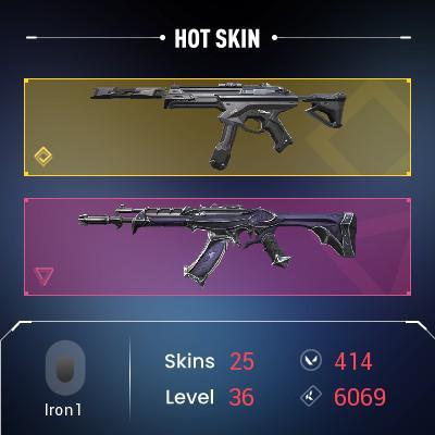 [AP] Indonesia | Rank: Iron 1 | Skins: 25 [6025VP] | Protocol 781-A (5LVL), Reaver Vandal (4LVL), Gaia's Vengeance Phantom (4LVL) | MAIL CHANGE