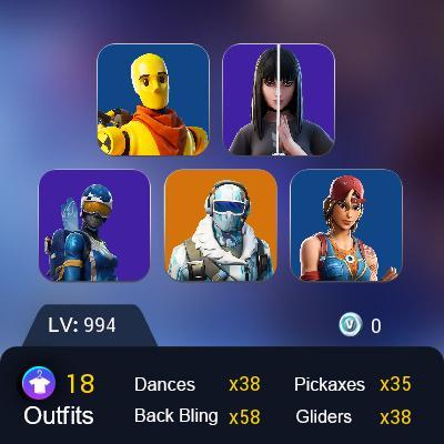 [PC/PSN/XBOX] 18 skins | Frostbite | Peter Griffin | Valeria | Ghost Rider | Solid Snake | Charlotte | Vengeance Jones | Nisha | 0 VB X414