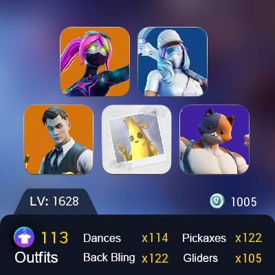 [PC/PSN/XBOX] (113 Skins) [Leviathan Axe, Candy Axe, OG STW, Gold Midas, Gold Brutus, Prodigy, Carbon Commando, Galaxia] 1005 VB | Full Access