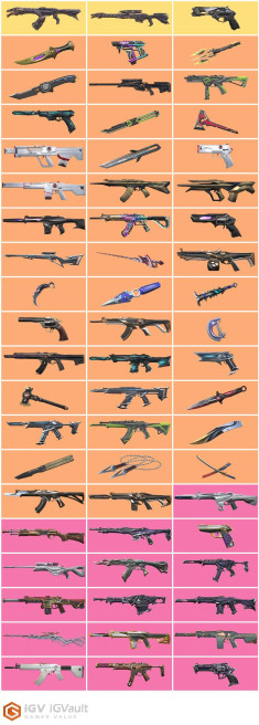 EU/TR Ascendant 1 Kuronami Set+VCT Knife+Oni 2 Set+Reaver 2 Set+RGX 11z Pro Firefly+Recon Balisong+Titanmail Mace+Valorant GO Knife 872890