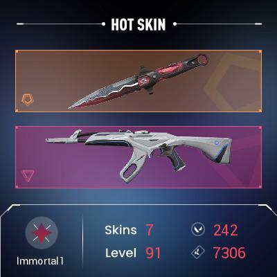 Valorant Radiant Account, Radiant GunBuddy / Top 300 Radiant MMR / Lock In VCT Knife Misericordia