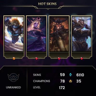 [EUW] League of Legends / 90% OFF / Not full Access / Smurf