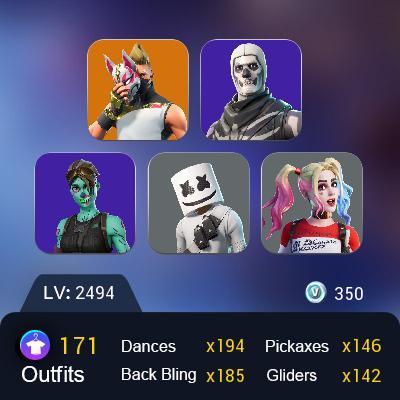 [PC/XBOX/PSN] 170 skins | OG STW | IKONIK | Glow | Blue Team Leader | Trailblazer | Sultura | Cloud Striker | Blue Striker | Ruin 