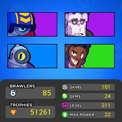 [Code 5301] Level 211 / 51k Trophy / Very Cheap