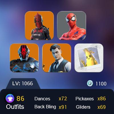 FA - [XBOX/SWITCH/PC] - 85 skins | Gold Midas | Sultura | Cloud Striker | Fixer | Royale Bomber | Snap | Hybrid | Fusion | Kymera | Ronin 
