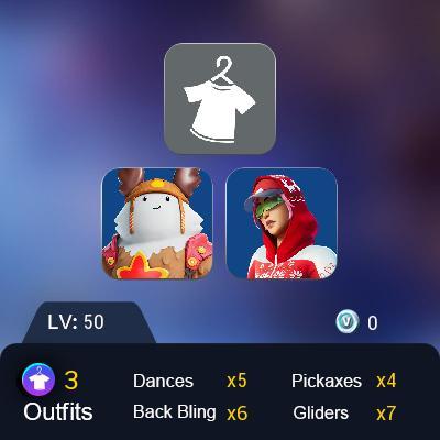 [PC] 2 skins | Sled Ready Guff | Arctic Adeline | Nemesis Box | Fa-la-la-Llama | Stealing Wheel | Bat Royale | Redmask Ranker | 0 VB