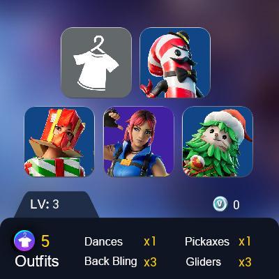 [PC] 4 skins | Explorer Emilie | Mr. Dappermint | Winterfest Bushranger | Holiday Boxy | Greebles | Bedside Nanner | Glorious Giftblade | 0 VB