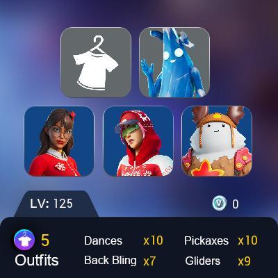 [PC] 4 skins | Polar Peely | Sled Ready Guff | Arctic Adeline | Krisabelle | Lunar Hyperjet | The Bestiary Chest | Ancestral Bloom | 0 VB