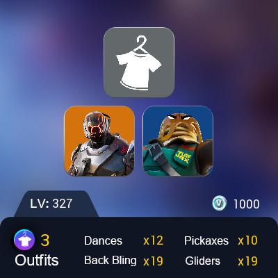 [PC] 2 skins | The Scientist | Major Mancake | Star Surge | Lunar Hyperjet | Spectra Protector | Arroyo Pack | Apocalypse Shroud |  1000 VB