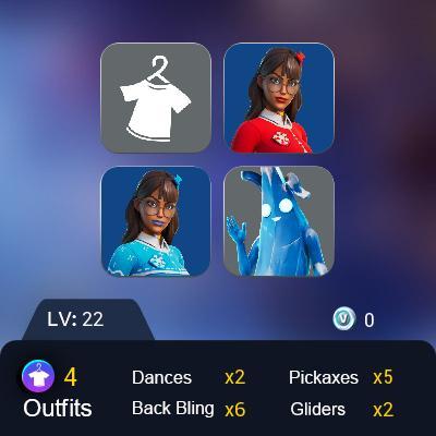 [PC] 3 skins | Polar Peely | Blizzabelle | Krisabelle | Spectra Protector | Ice-Blasted Snow Crunchem | Redmask Ranker | Peely Whip | 0 VB