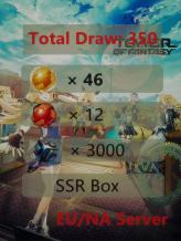 ToF Account with 350 total draw + SSR Box / NA Server