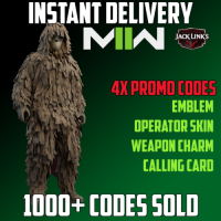 JackLinks Ghillie Sasquatch Skin [4 Codes] Call of Duty Modern Warfare ...