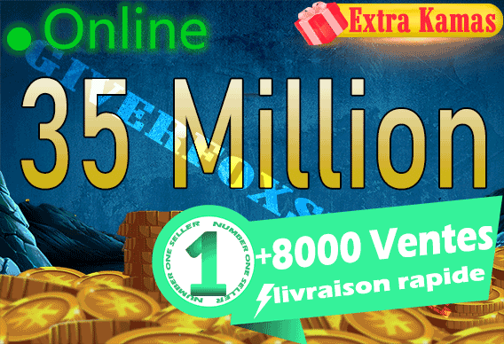  Dofus>Hellmina>[ 35.000.000 Kamas ] + Bonus - livraison 5 minutes