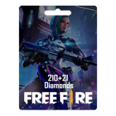 Free Fire 210 + 21 Diamonds Pins