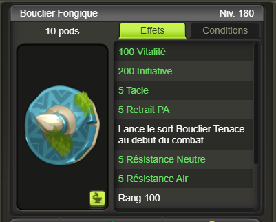 [Bouclier Fongique] + extra kamas - Giverfoxstore