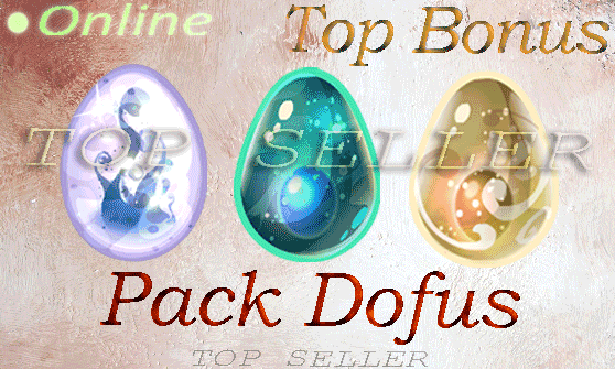 Dofus Nebuleux + Dofus turquoise + dofus ivoire + Top bonus - livraison 5 minutes