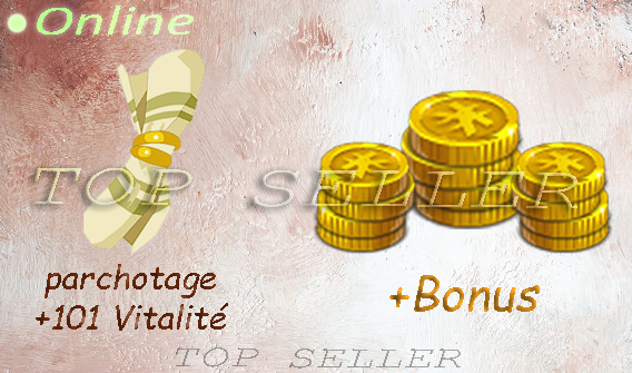 boune : Kit parchotage +101 Vitalite + bonus - livraison 5 minutes
