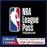 NBA League Pass Premium 3-Month (1 Screens) (Not available in US)