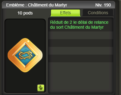[Embleme Chatiment du Martyr] + extra kamas - Giverfoxstore