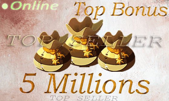 5 000 000 kamas + Top bonus - livraison 5 minutes