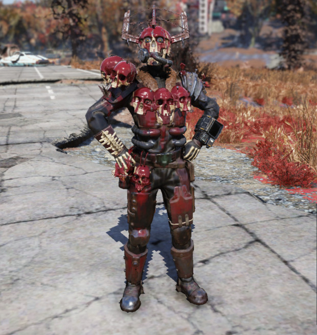 [Set] Skull Lord Blood Eagle Suit + Skull Lord Blood Eagle Helmet