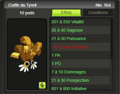 [Coiffe du Tynril] + extra kamas - Giverfoxstore