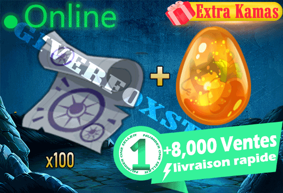 Imagiro>[ Kit Parchotage +100 Sagesse ] + Dofus Cawotte Bonus - Livraison 5 minutes