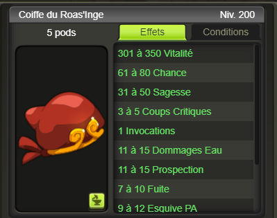[Coiffe du Roas'Inge] + extra kamas - Giverfoxstore