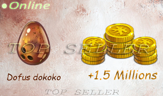 Hellmina : 1.500.000 kamas + Dofus dokoko +  Top bonus - livraison 1 minute
