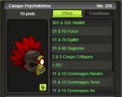 [Casque Psychokinese] + extra kamas - Giverfoxstore