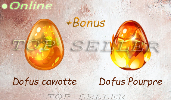 Dofus pourpre + dofus cawotte + bonus - livraison 5 minutes