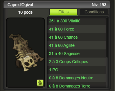 [Cape d'Ogivol] + extra kamas - Giverfoxstore