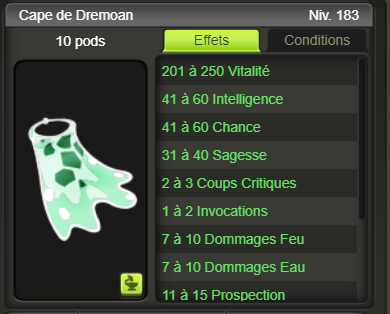 [Cape de Dremoan] + extra kamas - Giverfoxstore