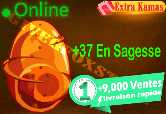 Boune>[ Dofus Cawotte +37 Sagesse ] +BONUS - Livraison Rapide