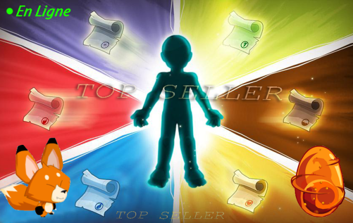 Falanster : kit parchotage complet +101 all elements + dofus Cawotte 50 sagesse + Tifoux 55 Sagesse + bonus - livraison 5 minutes