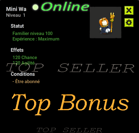 Mini wa lvl 100 + Top bonus - livraison 5 minutes