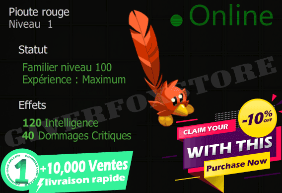 Draconiros>[ Pioute rouge ] + Best BONUS - Livraison 5 Minutes