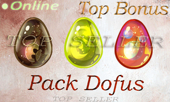 Dofus Dolmanax + dofus Ebene + Dofus emeraude + Top bonus - livraison 5 minutes
